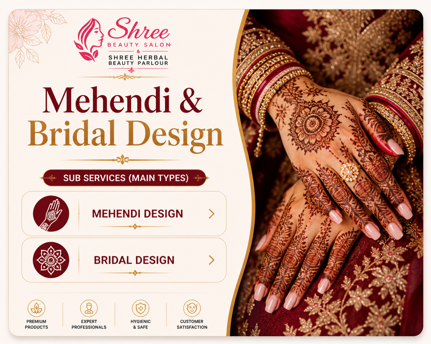 Mehendi design service in Nidagundi